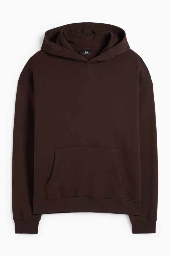 Hoodie dark brown