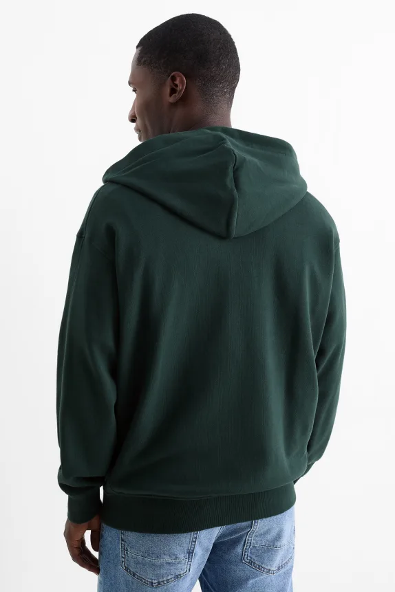 Hoodie dark green