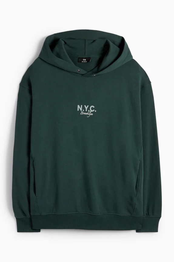 Hoodie dark green