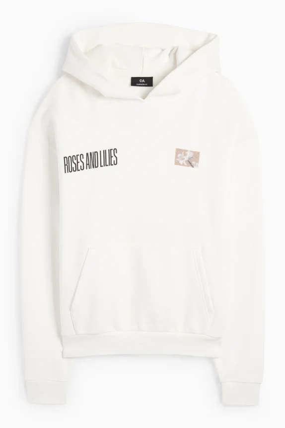 Hoodie - Henri Fantin-Latour white
