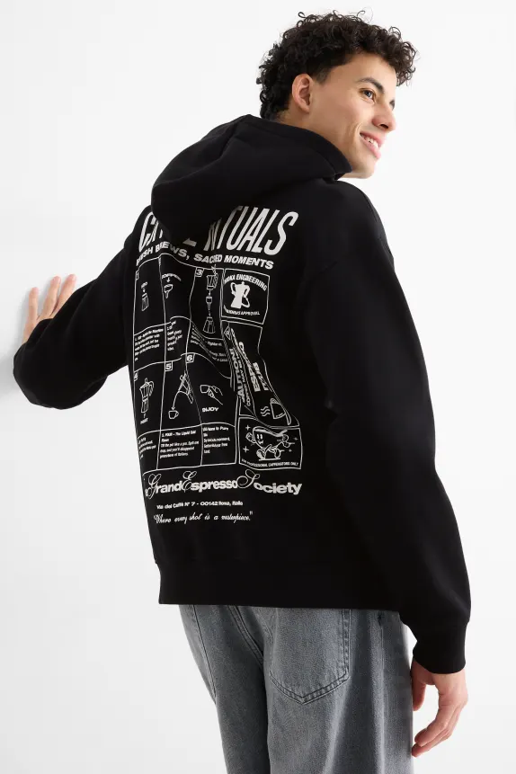 Oversized hoodie black