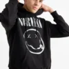 Oversized hoodie - Nirvana black