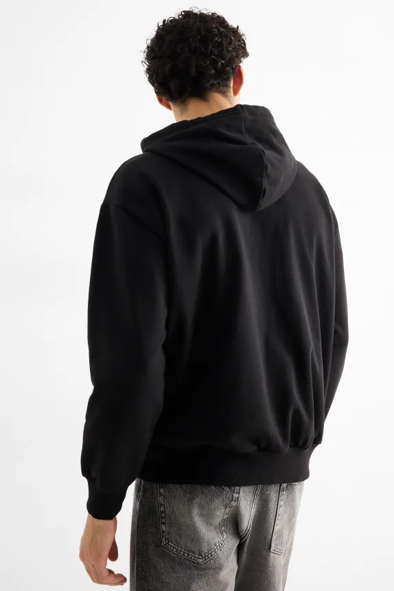 Oversized hoodie - Nirvana black