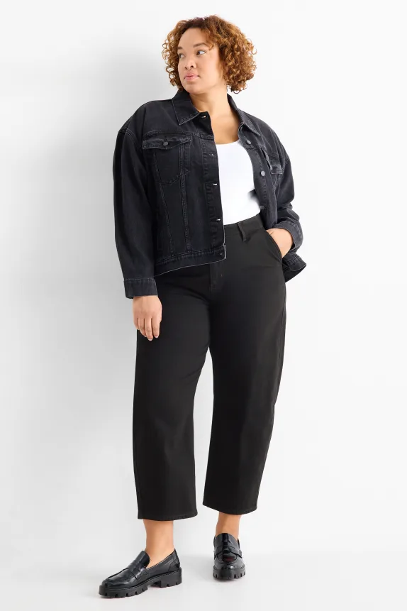 Balloon jeans - high waist black
