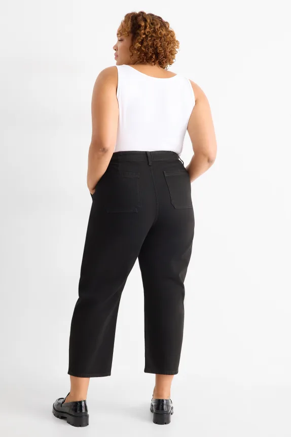 Balloon jeans - high waist black