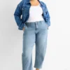 Balloon jeans - high waist blue denim
