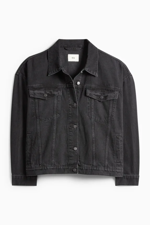 Denim jacket denim-dark gray