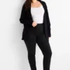 Slim jeans - mid-rise waist black