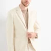 Corduroy mix & match tailored jacket - regular fit - stretch cremewhite