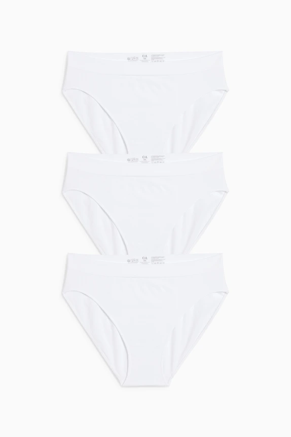 Multipack of 3 - briefs - seamless white
