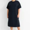T-shirt dress - straight fit dark blue