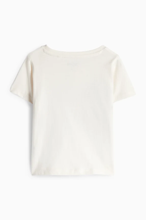 Lilo & Stitch - short sleeve T-shirt - shiny creme