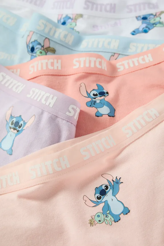 Multipack of 5 - Lilo & Stitch - shorts rose