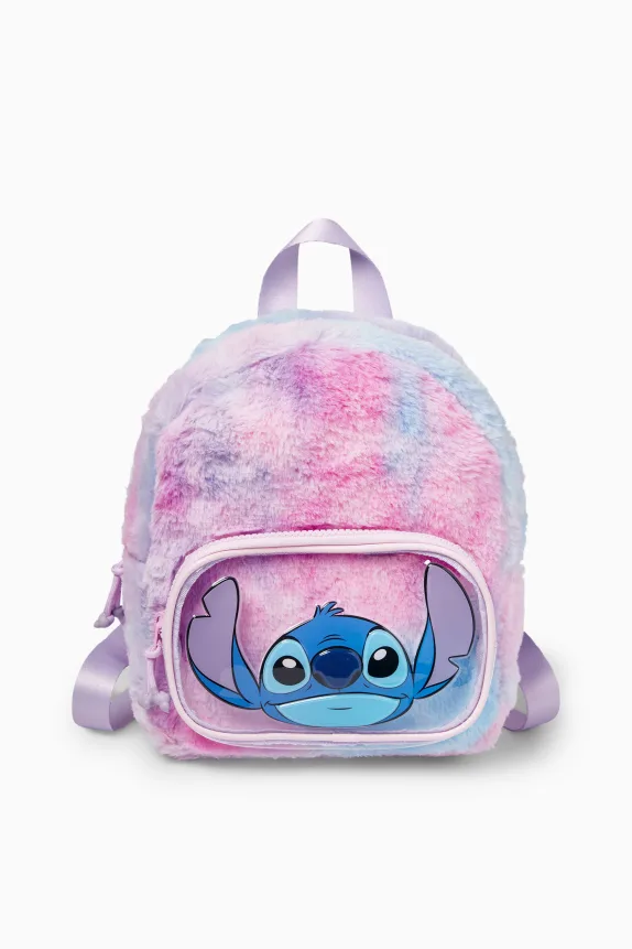 Lilo & Stitch - faux fur backpack light violet