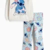 Lilo & Stitch - set - sweatshirt and flared leggings cremewhite