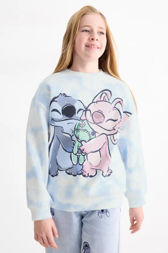 Lilo & Stitch - sweatshirt - patterned white / light blue