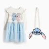 Lilo & Stitch - set - dress and bag - 2 piece light blue