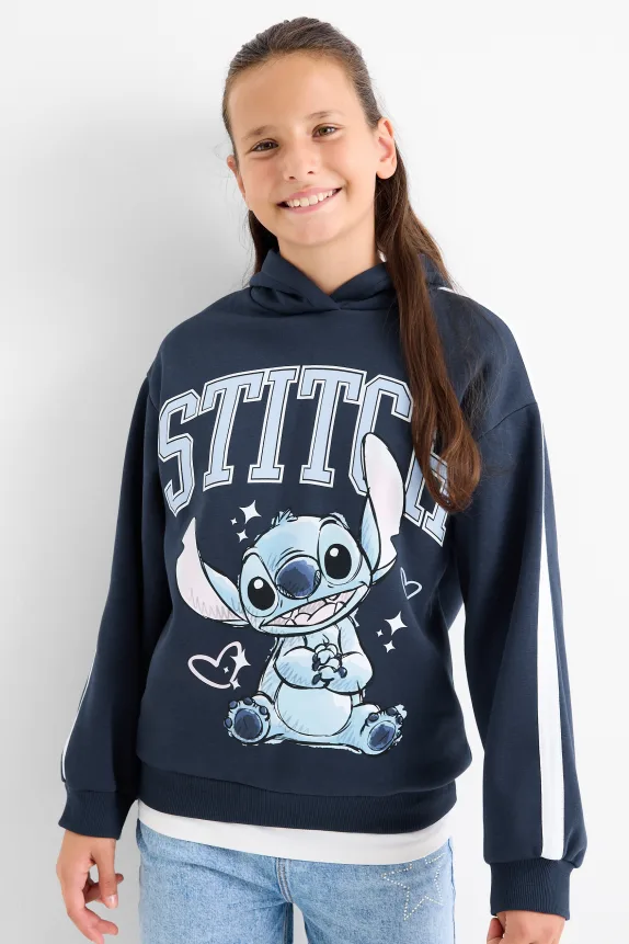 Lilo & Stitch - hoodie dark blue