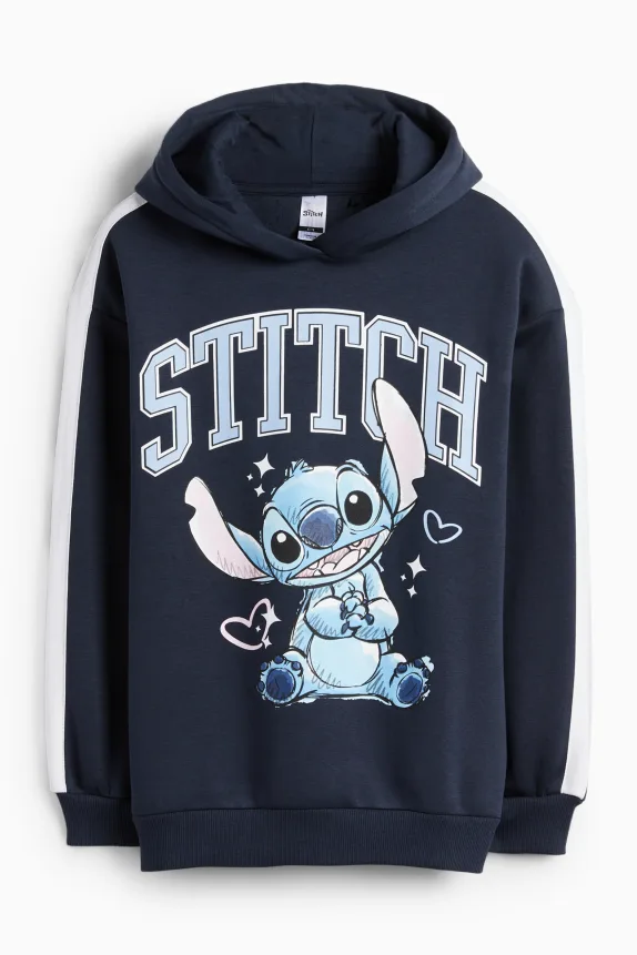 Lilo & Stitch - hoodie dark blue