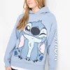 Lilo & Stitch - hoodie light blue