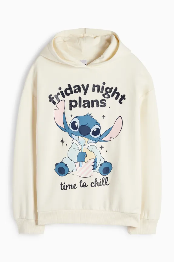 Lilo & Stitch - hoodie cremewhite