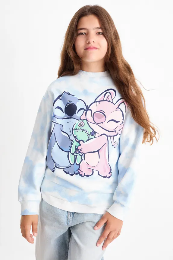Lilo & Stitch - sweatshirt - patterned white / light blue