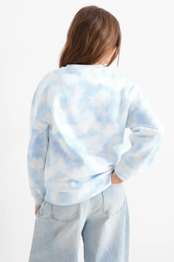 Lilo & Stitch - sweatshirt - patterned white / light blue