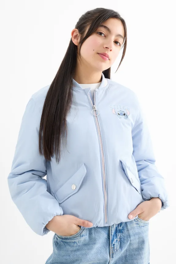 Lilo & Stitch - bomber jacket light blue