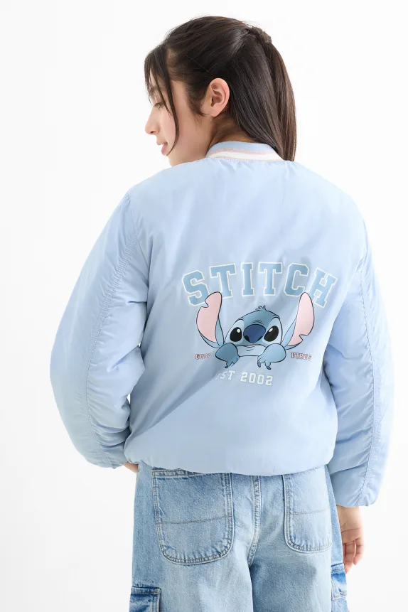 Lilo & Stitch - bomber jacket light blue