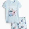 Lilo & Stitch - shorty pyjamas - 2 piece rose / light blue
