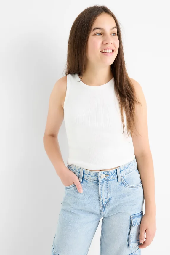 Lilo & Stitch - set - hoodie and top - 2 piece white / light blue