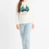 Lilo & Stitch - set - Christmas pyjamas and sleep mask white / light blue