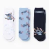 Multipack of 3 - Lilo & Stitch - warm socks with motif dark blue