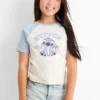Lilo & Stitch - short sleeve T-shirt - ribbed white