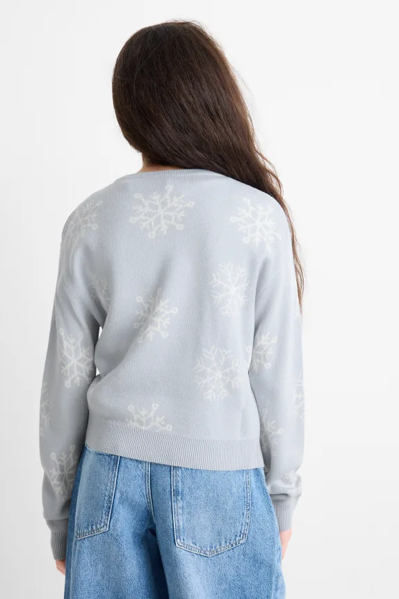 Lilo & Stitch - Christmas jumper light blue