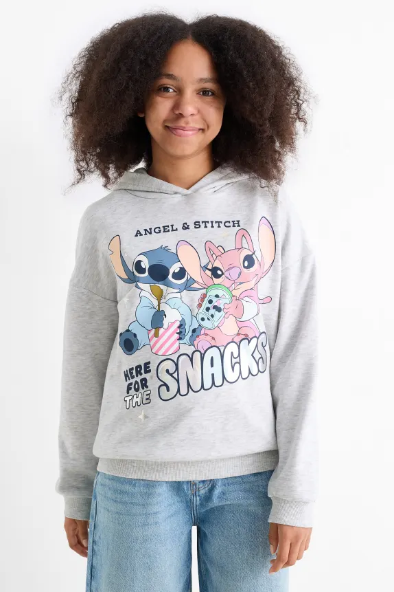 Lilo & Stitch - hoodie light gray-melange