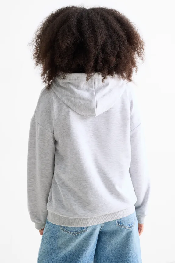 Lilo & Stitch - hoodie light gray-melange