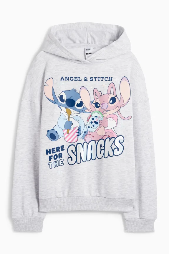 Lilo & Stitch - hoodie light gray-melange