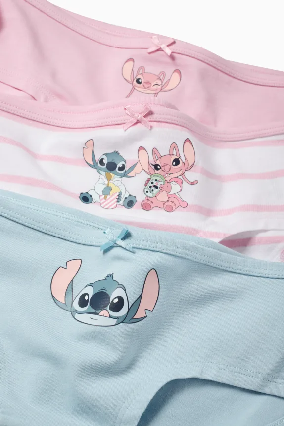 Multipack of 3 - Lilo & Stitch - knickers rose / blue