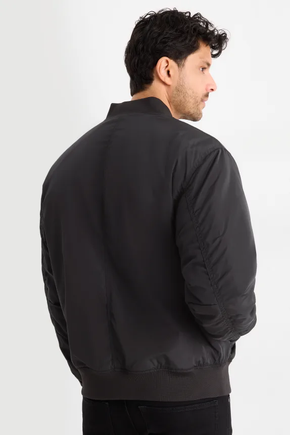 Bomber jacket - lined black