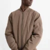 Bomber jacket - lined brown