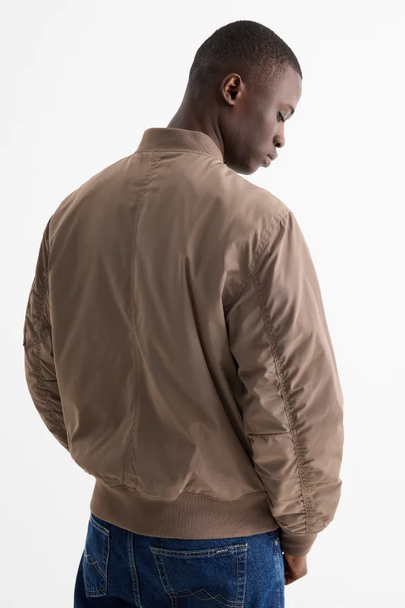 Bomber jacket - lined brown