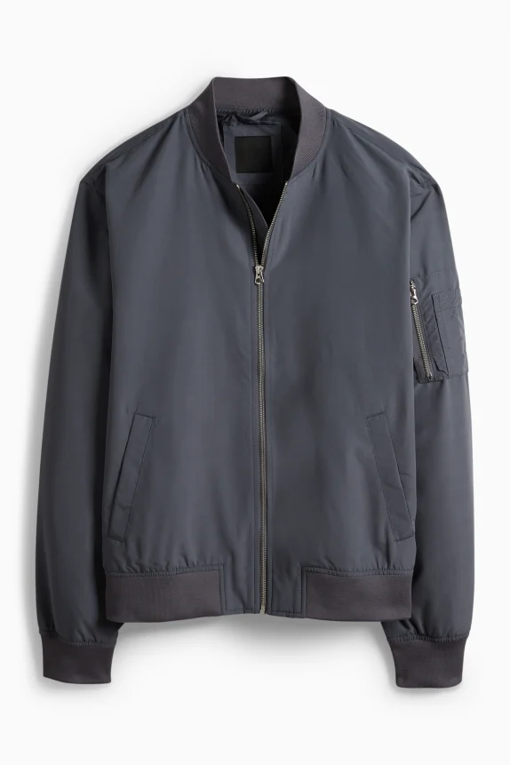 Bomber jacket dark gray