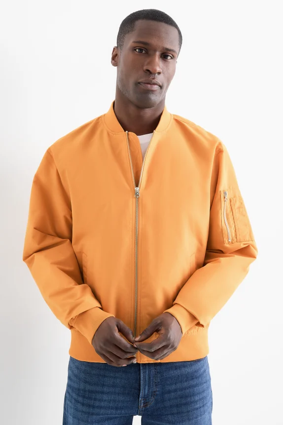 Bomber jacket orange
