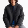 Quilted jacket black
