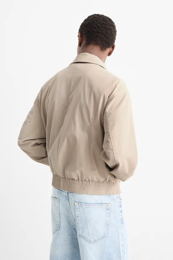 Bomber jacket beige