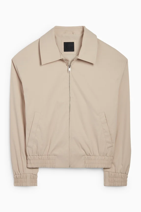 Bomber jacket beige
