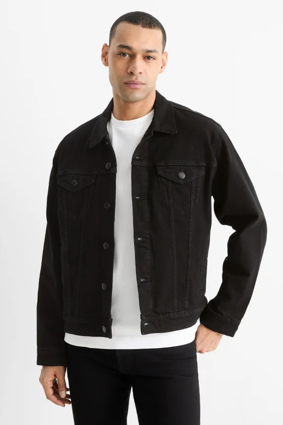 Denim jacket black