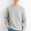 Sweatshirt - textured gray