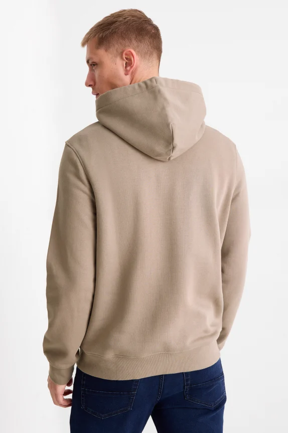 Hoodie taupe
